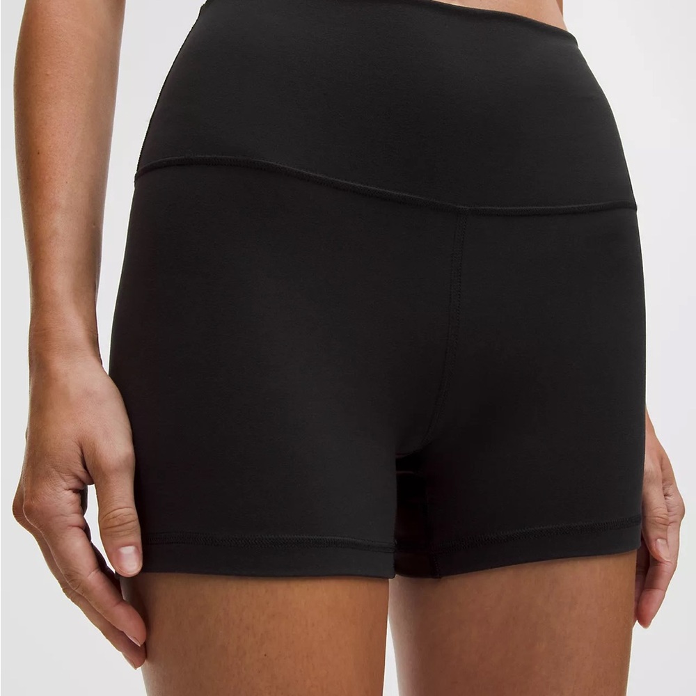 Black Women's High-Waisted Shorts